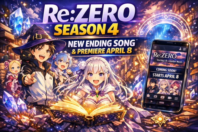 Re:ZERO Season 4 Anime Premieres April 8, 2026 with New Ending Song