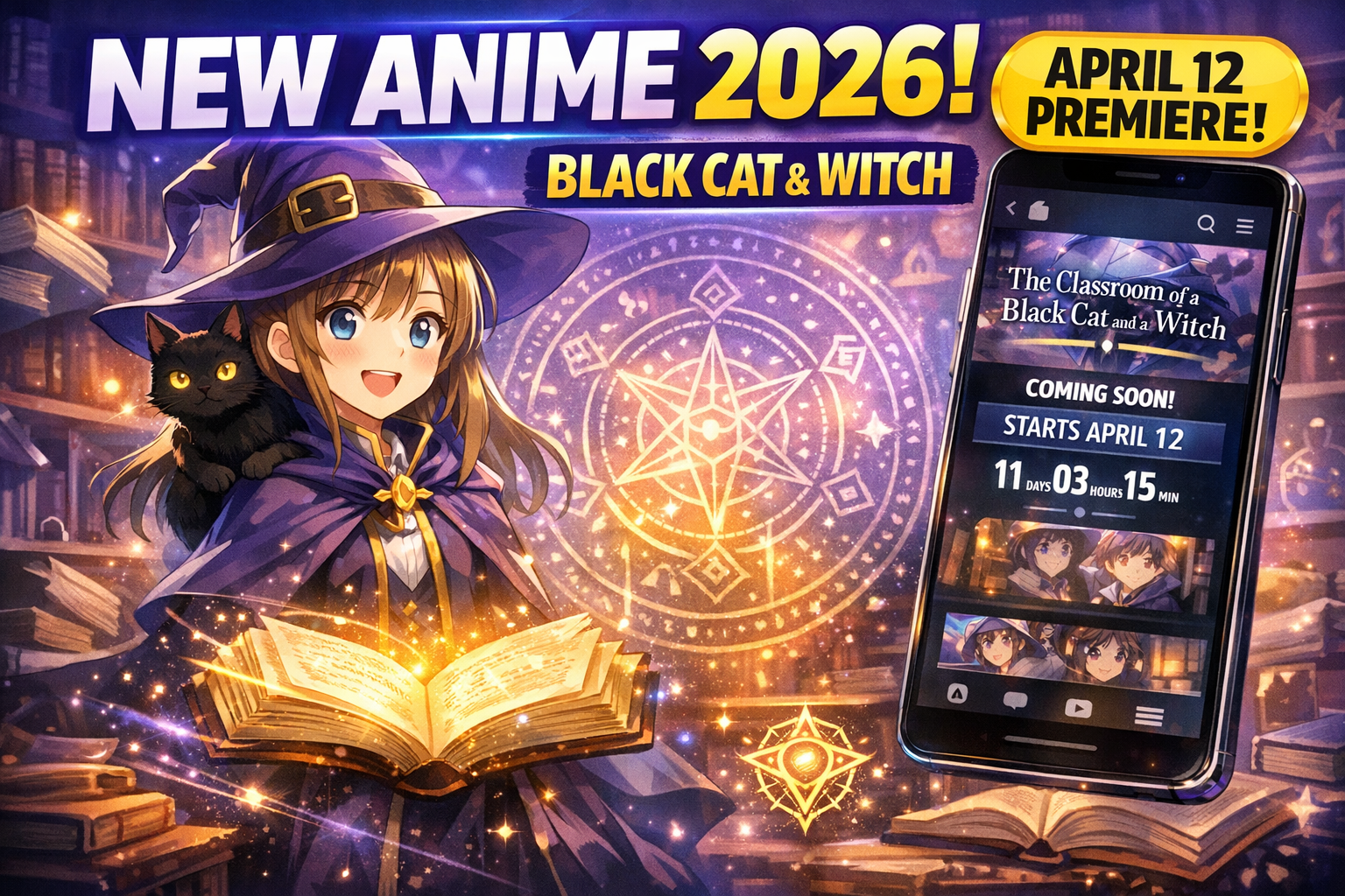 The Classroom of a Black Cat and a Witch Anime